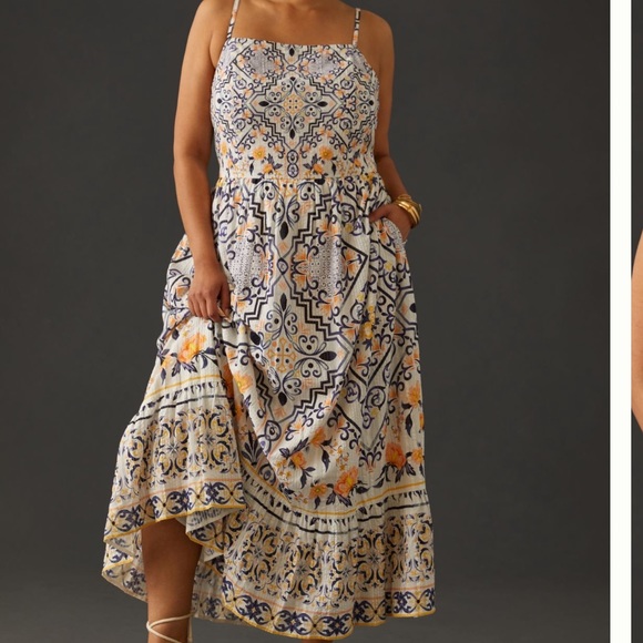 Anthropologie let me be boho midi dress - Picture 4 of 10